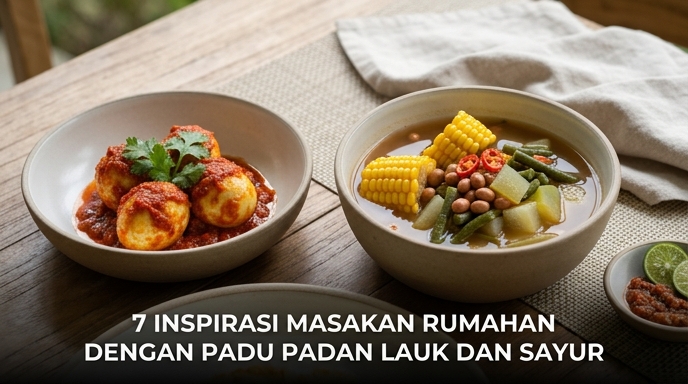 7 Inspirasi Masakan Rumahan Dengan Padu Padan Lauk Dan Sayur