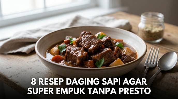 8 Resep Daging Sapi Agar Super Empuk Tanpa Presto