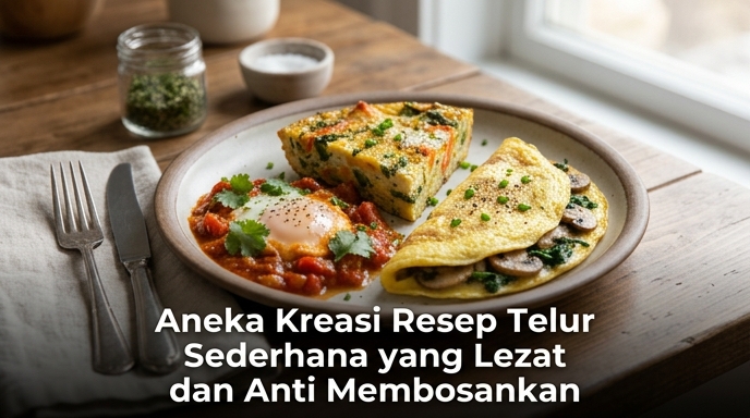Aneka Kreasi Resep Telur Sederhana yang Lezat dan Anti Membosankan