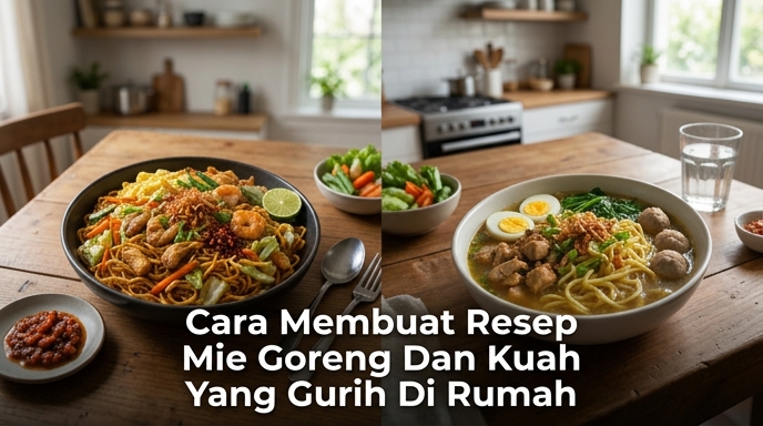 Cara Membuat Resep Mie Goreng Dan Kuah Yang Gurih Di Rumah