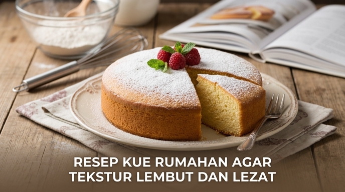 Resep Kue Rumahan Agar Tekstur Lembut Dan Lezat